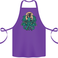 Cthulhu Monster Kraken Cotton Apron 100% Organic Purple