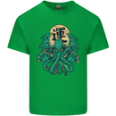 Cthulhu Monster Kraken Kids T-Shirt Childrens Irish Green