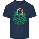 Cthulhu Monster Kraken Kids T-Shirt Childrens Navy Blue