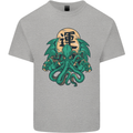 Cthulhu Monster Kraken Kids T-Shirt Childrens Sports Grey
