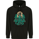 Cthulhu Monster Kraken Mens 80% Cotton Hoodie Black