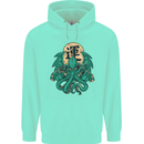 Cthulhu Monster Kraken Mens 80% Cotton Hoodie Peppermint