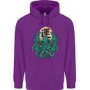 Cthulhu Monster Kraken Mens 80% Cotton Hoodie Purple