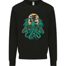 Cthulhu Monster Kraken Mens Sweatshirt Jumper Black