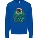 Cthulhu Monster Kraken Mens Sweatshirt Jumper Royal Blue