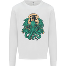 Cthulhu Monster Kraken Mens Sweatshirt Jumper White
