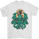 Cthulhu Monster Kraken Mens T-Shirt Cotton Gildan White