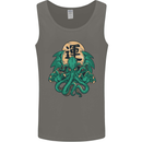 Cthulhu Monster Kraken Mens Vest Tank Top Charcoal