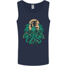 Cthulhu Monster Kraken Mens Vest Tank Top Navy Blue