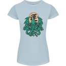 Cthulhu Monster Kraken Womens Petite Cut T-Shirt Light Blue