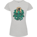 Cthulhu Monster Kraken Womens Petite Cut T-Shirt Sports Grey