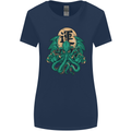 Cthulhu Monster Kraken Womens Wider Cut T-Shirt Navy Blue