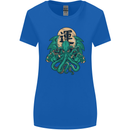 Cthulhu Monster Kraken Womens Wider Cut T-Shirt Royal Blue