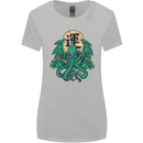 Cthulhu Monster Kraken Womens Wider Cut T-Shirt Sports Grey