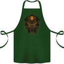 Cthulhu Octopus Kraken Devil Skull Demon Cotton Apron 100% Organic Forest Green