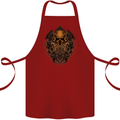 Cthulhu Octopus Kraken Devil Skull Demon Cotton Apron 100% Organic Maroon