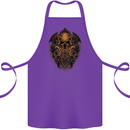 Cthulhu Octopus Kraken Devil Skull Demon Cotton Apron 100% Organic Purple