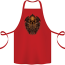 Cthulhu Octopus Kraken Devil Skull Demon Cotton Apron 100% Organic Red