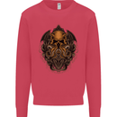 Cthulhu Octopus Kraken Devil Skull Demon Kids Sweatshirt Jumper Heliconia