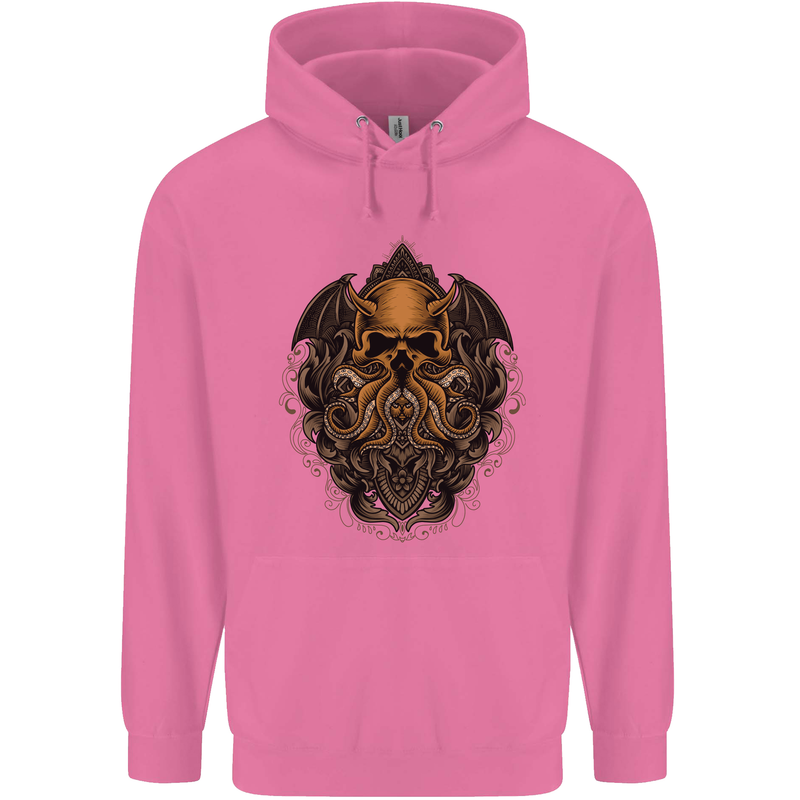 Cthulhu Octopus Kraken Devil Skull Demon Mens 80% Cotton Hoodie Azelea