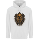 Cthulhu Octopus Kraken Devil Skull Demon Mens 80% Cotton Hoodie White