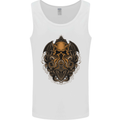 Cthulhu Octopus Kraken Devil Skull Demon Mens Vest Tank Top White