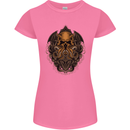 Cthulhu Octopus Kraken Devil Skull Demon Womens Petite Cut T-Shirt Azalea