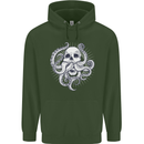 Cthulhu Skull Childrens Kids Hoodie Forest Green