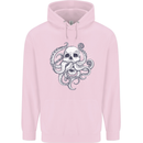 Cthulhu Skull Childrens Kids Hoodie Light Pink