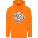 Cthulhu Skull Childrens Kids Hoodie Orange