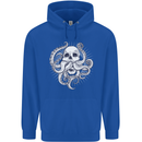 Cthulhu Skull Childrens Kids Hoodie Royal Blue