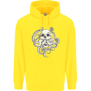 Cthulhu Skull Childrens Kids Hoodie Yellow
