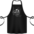 Cthulhu Skull Cotton Apron 100% Organic Black