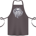 Cthulhu Skull Cotton Apron 100% Organic Dark Grey