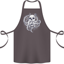 Cthulhu Skull Cotton Apron 100% Organic Dark Grey