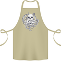 Cthulhu Skull Cotton Apron 100% Organic Khaki