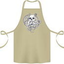 Cthulhu Skull Cotton Apron 100% Organic Khaki