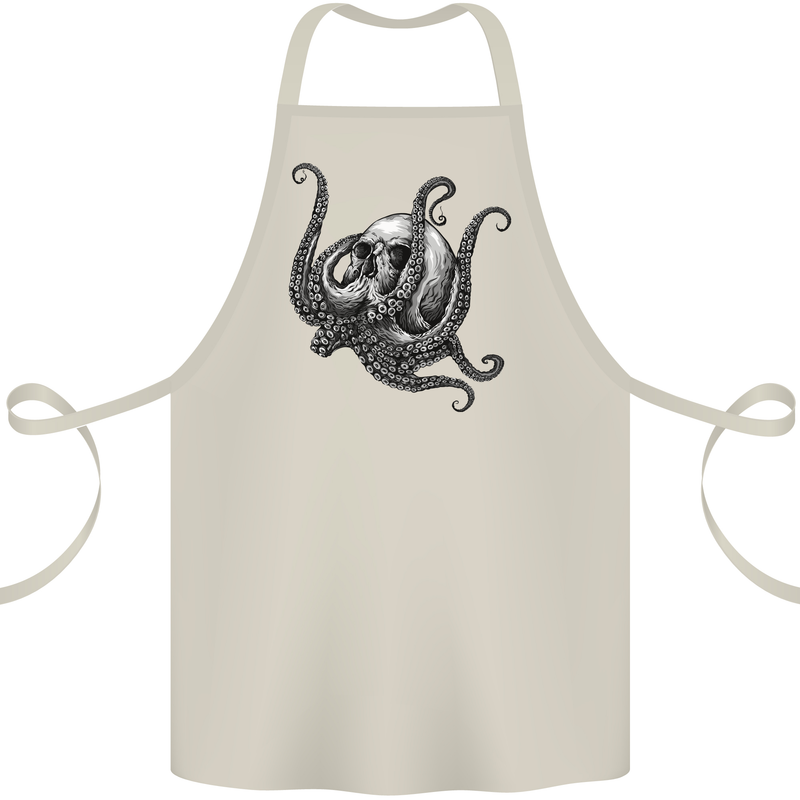 Cthulhu Skull Cotton Apron 100% Organic Natural