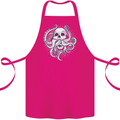 Cthulhu Skull Cotton Apron 100% Organic Pink