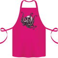 Cthulhu Skull Cotton Apron 100% Organic Pink