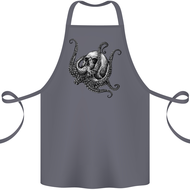 Cthulhu Skull Cotton Apron 100% Organic Steel