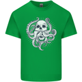 Cthulhu Skull Kids T-Shirt Childrens Irish Green