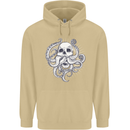 Cthulhu Skull Mens 80% Cotton Hoodie Sand