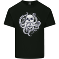 Cthulhu Skull Mens Cotton T-Shirt Tee Top Black