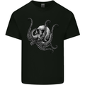 Cthulhu Skull Mens Cotton T-Shirt Tee Top Black