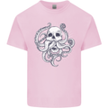 Cthulhu Skull Mens Cotton T-Shirt Tee Top Light Pink
