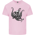 Cthulhu Skull Mens Cotton T-Shirt Tee Top Light Pink