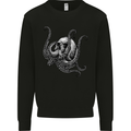Cthulhu Skull Mens Sweatshirt Jumper Black