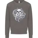 Cthulhu Skull Mens Sweatshirt Jumper Charcoal