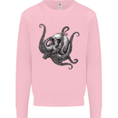 Cthulhu Skull Mens Sweatshirt Jumper Light Pink